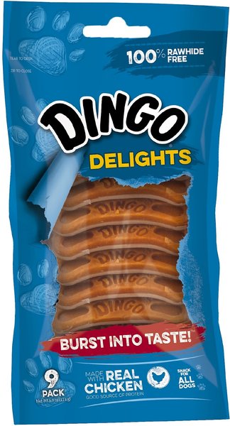 Dingo Delights Dental Dog Treats, 9 count                slide 1 of 2