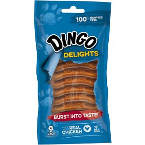 Dingo Delights Dental Dog Treats, 9 count               