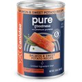 CANIDAE PURE All Stages Grain-Free Limited Ingredient Salmon & Sweet Potato Recipe Canned Dog Food, 13-oz