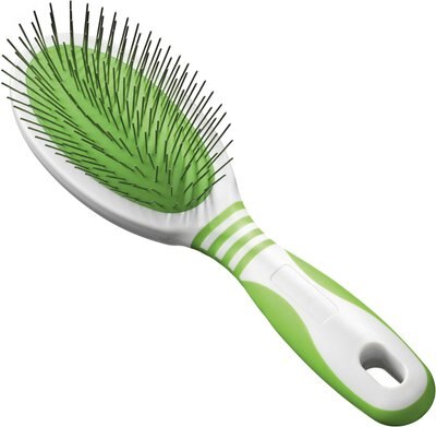 Andis Pin Brush, Green/White, slide 1 of 1