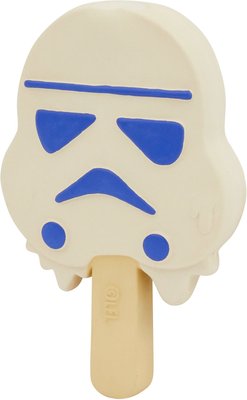 STAR WARS STORMTROOPER Ice Cream Pop Latex Squeaky Dog Toy, slide 1 of 1