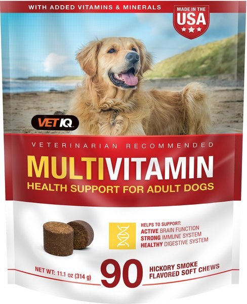 VetIQ Hickory Smoke Flavor Soft Chew Multivitamin for Dogs, 90 count, 90 count slide 1 of 3