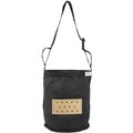 Derby Originals Leather Vented Heavy Duty Duck Canvas Horse Feed Bag, Black, Full
