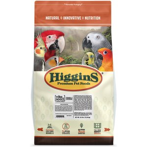 Higgins Vita Seed Conure & Lovebird Bird Food, 25-lb bag