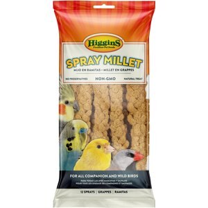 Higgins Spray Millet Bird Treats, 12 count