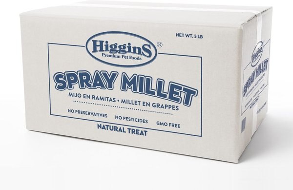 Higgins Spray Millet Bird Treats, 5-lb bag slide 1 of 2