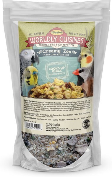 Higgins Worldly Cuisines Creamy Zen Bird Treats, 13-oz bag slide 1 of 3