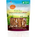 Canine Naturals Hide Free Peanut Butter Flavor Stick Dog Chew Treat, 10 count