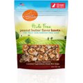 Canine Naturals Hide Free Peanut Butter Mini Knot Dog Chew Treat, 12 count