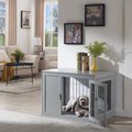 Unipaws Wooden Wire Furniture Style Dog Crate, 36 inch