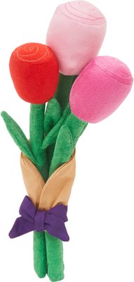 Frisco Rose Bouquet Plush Squeaky Dog Toy, slide 1 of 1