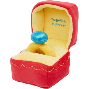 Frisco Together Furever Ring 2-in-1 Plush Squeaky Dog Toy