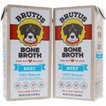 Brutus Broth Bone Broth Beef Flavor Hip & Joint Human-Grade Dog Food Topper, 32-oz, 2 count