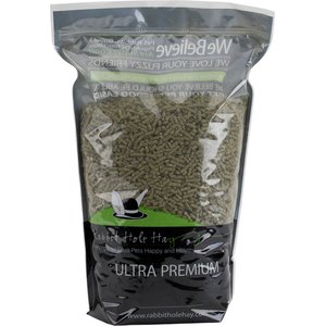 Rabbit Hole Hay Ultra Premium, All Natural Alfalfa Pellets Rabbit Food, 10-lb bag