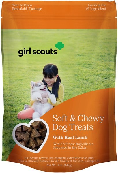 Girl Scout Pet Treats Real Lamb Dog Soft & Chewy Treats, 5-oz pouch slide 1 of 2