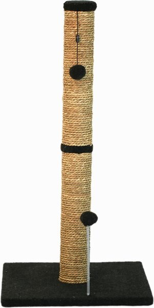 Cat Craft 36-in Sea Grass Cat Scratching Post, Charcoal slide 1 of 2