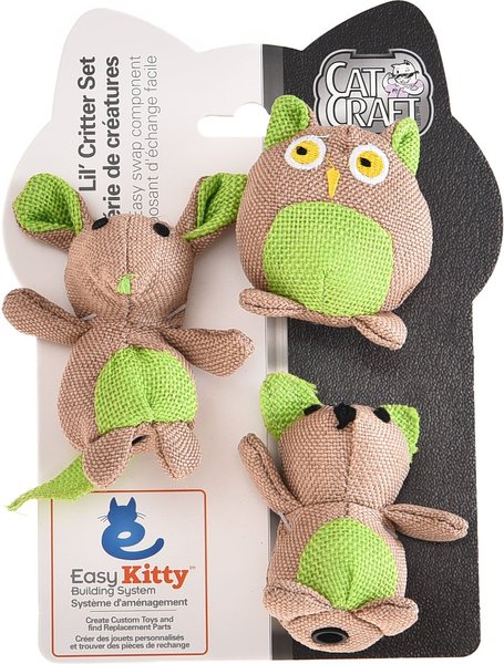 Easy Kitty Lil' Criitter Set Cat Toys, 9 count slide 1 of 9