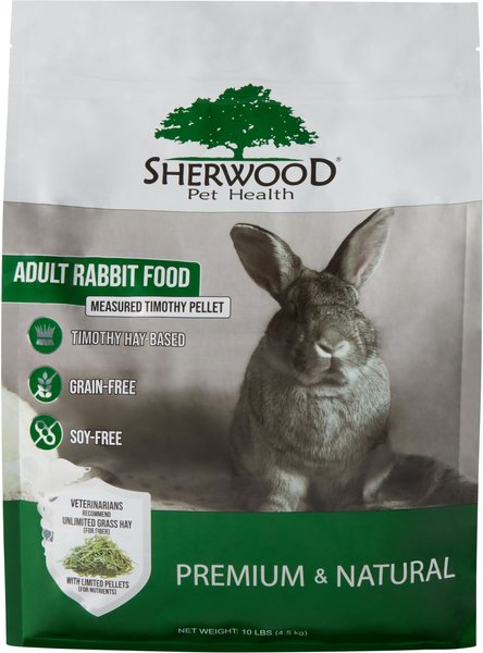 Sherwood Pet Health Timothy Pellet Adult Rabbit Food, 4.5-lb bag slide 1 of 4