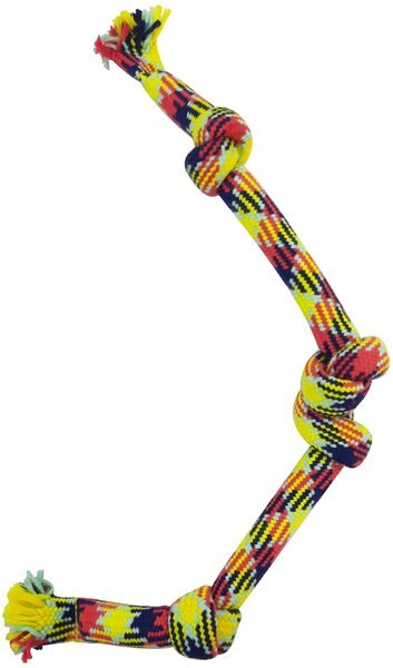 Frisco 4-Knot Tri-Color Rope Dog Toy slide 1 of 4