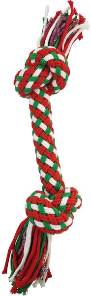Frisco Double Knot Tri-Color Rope Dog Toy slide 1 of 4