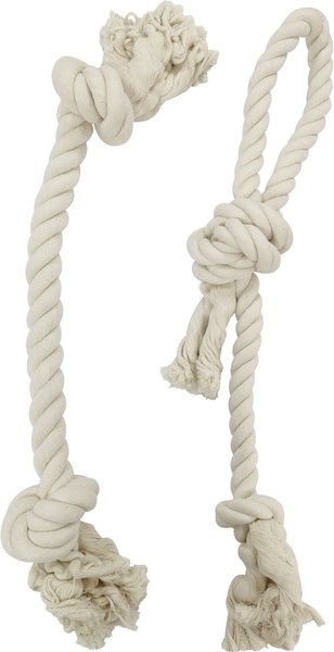 Frisco Double Knot Cotton Rope Dog Toy, Medium/Large, 2 count slide 1 of 4
