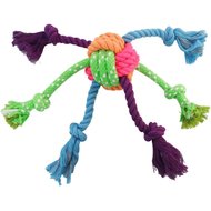 Frisco Colorful Ball Knot Rope Dog Toy