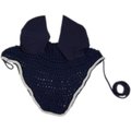 Paris Tack Comfort Show Crochet Ear Net & Forelock Opening, Pony, Navy