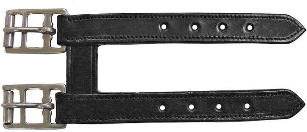 Paris Tack American Leather English Saddle Girth Extender, Black slide 1 of 1