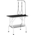 Yaheetech 36-in Dog & Cat Grooming Table, Black