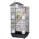 Yaheetech 39-in Parrot Bird Cage, Black, Large