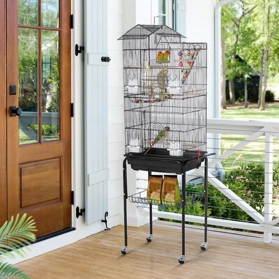 Yaheetech 62.5-in Rolling Large Bird Cage & Detachable Stand, slide 1 of 1