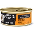 American Journey Indoor Minced Chicken Recipe in Gravy Grain-Free Canned Cat Food, 5.5-oz, case of 24 