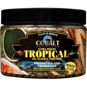 Cobalt Aquatics Ultra Tropical Micro Grazers Sinking Fish Food, 8.1-oz bottle