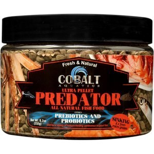 Cobalt Aquatics Ultra Predator Micro Grazer Sinking Fish Food, 8.2-oz bottle