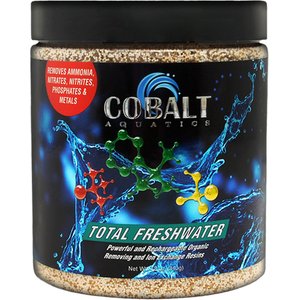 Cobalt Aquatics Total Freshwater Aquarium Organic Removing & Ion Exchange Resins, 12-oz bottle