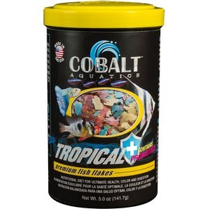 Cobalt Aquatics Tropical Flakes Fish Food, 5-oz bottle