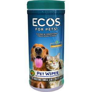ECOS for Pets! Dog & Cat Pet Wipes, 35 count