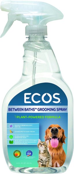 ECOS for Pets! Between Baths Plant Powered Peppermint Scented Dog Grooming Spray, 22-oz bottle slide 1 of 2