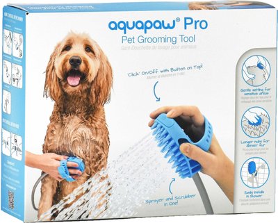 Aquapaw Pro Dog Grooming Tool, Blue, slide 1 of 1