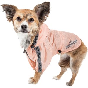 Dog Helios Torrential Shield Waterproof Dog Windbreaker Raincoat, Peach, X-Large