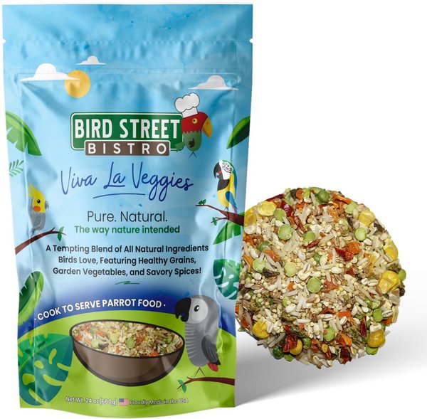 Bird Street Bistro Viva La Veggies Bird Food, 24-oz bag slide 1 of 3