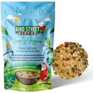 Bird Street Bistro Hearty Veggies Bird Food, 12-oz bag
