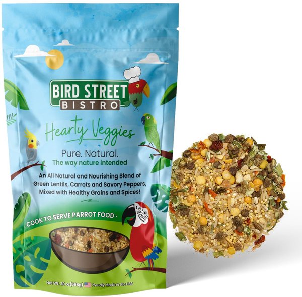 Bird Street Bistro Hearty Veggies Bird Food, 20-oz bag slide 1 of 3