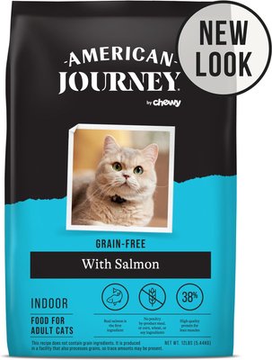 American Journey Indoor Recipe with Salmon Grain-Free Dry Cat Food, 12-lb bag, slide 1 of 1