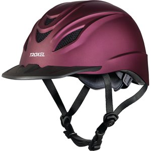 Troxel Interpid Riding Helmet, Mulberry, Medium