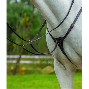 Shires Equestrian Products Three Point Horse Breastplate, Havana, Ex-Full
