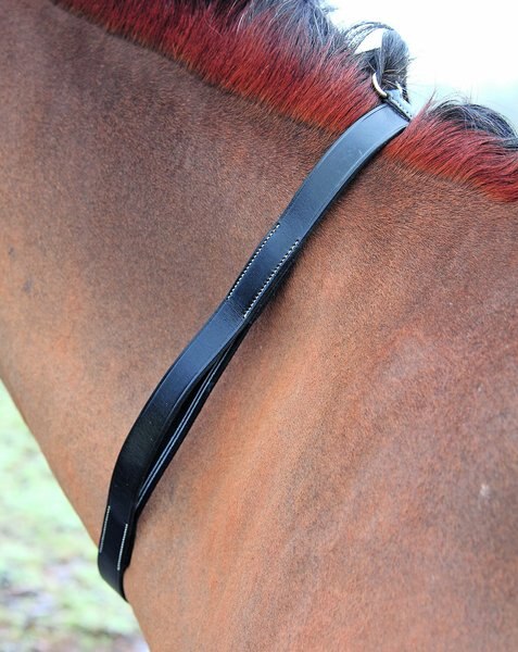 Shires Equestrian Products Tapestry Horse Neck Strap, Black, Pony/Cob slide 1 of 1