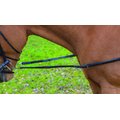 Shires Equestrian Products Leather & Elastic Horse Side Reins, Black