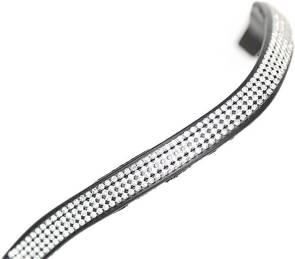Shires Equestrian Products Aviemore Small Diamante Horse Browband, Black, Full slide 1 of 1