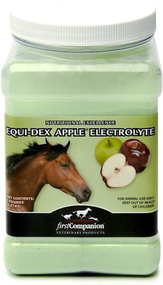 First Companion Equi-Dex Apple Flavor Electrolyte Horse Supplement, 5-lb jar, slide 1 of 1